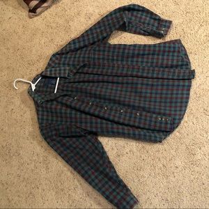 Cambridge classic warm long sleeve flannel shirt